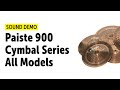 Paiste 900 Cymbal Series - All Models Sound Demo