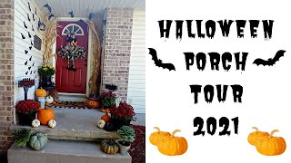 HALLOWEEN PORCH TOUR 2021 | SEE HOW I DECORATED MY PORCH FOR HALLOWEEN
