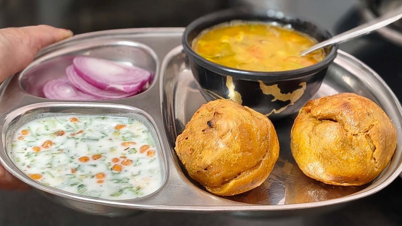 दाल बाफला रेसिपी। Dal Bafla Recipe। सरल एवं स्वादिष्ट। #food #cooking #recipe  @PravinaArbhute 