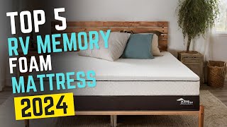 Top 5 Best RV Memory Foam Mattresses of 2024!