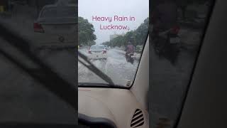 Heavy Rain in Lucknow Today #shorts #youtubeshorts