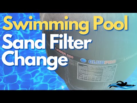 Swimming Pool Filter Sand Change [ Jacuzzi / Club Pro Laser 250 ]