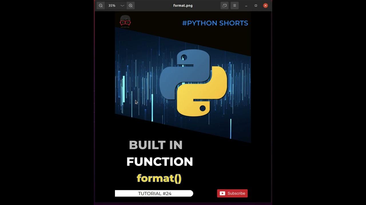Python inbuilt(predefined) functions #24 - format() - YouTube