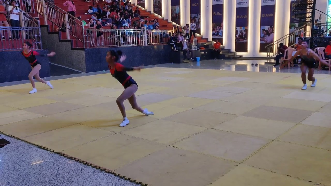 Junior Trio Aerobic Gymnastics - karnataka State Selection Trials 