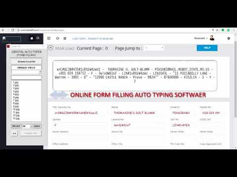 online form filling project auto filling with auto typer software form typer