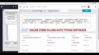 Online form filling project auto filling with Auto Typer software screenshot 5