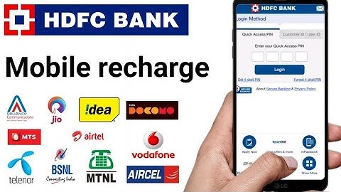 Hdfc mobile banking app mobile recharge || hdfc mobile banking recharge All mobile recharge