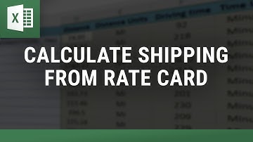 Calculate Shipping from Rate Card | Excel-Based Freight Quote Tool (No Coding Needed!)