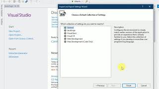 How to Reset Visual Studio Settings To Defaults