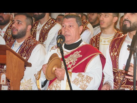 تسبحة عشية احاد الصوم المقدس المعلم ابراهيم عياد خورس شمامسة باريس 