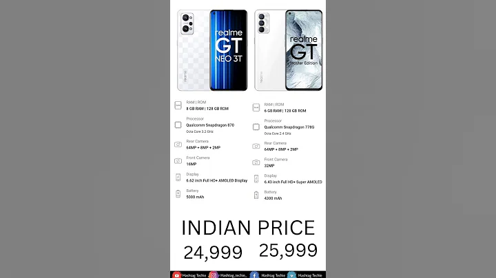 REALME GT NEO 3T🥵 V/S REALME GT MASTER EDITION 😈#hashtagtechie #comparision #realme #realmegtseries - DayDayNews