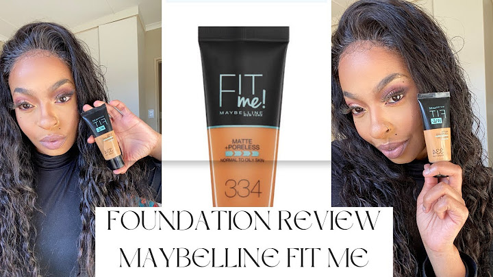 Maybelline fit me review south africa năm 2024