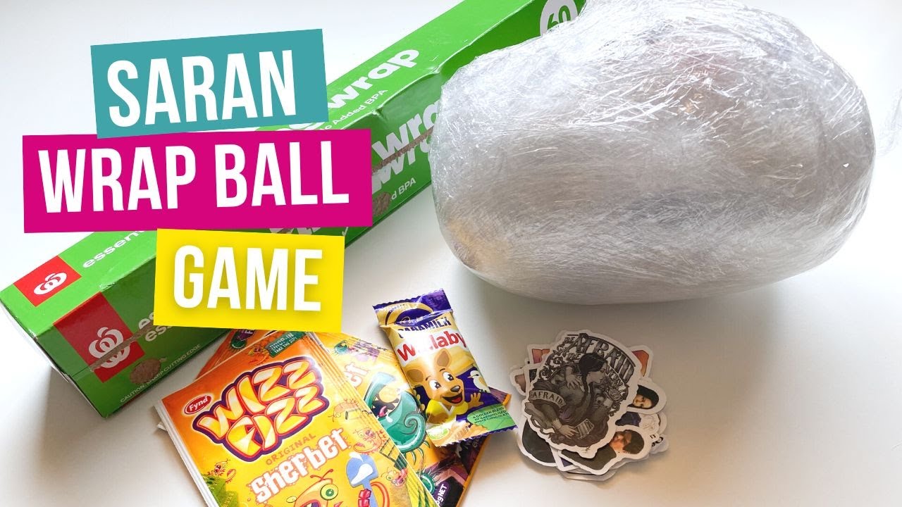 How to Play the Plastic Saran Wrap Ball Game - Mama Cheaps®