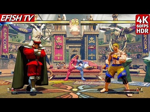 M. Bison vs Luke (Hardest AI) - Street Fighter V