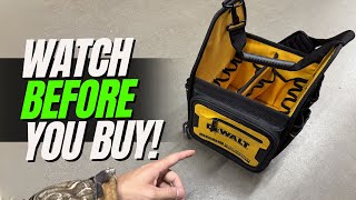 Is it WORTH it? - DeWALT Tool Bag/tote REVIEW! #watchbeforeyoubuy #electrician #electriciantools