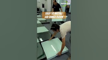 So easy to install #djfloor #ledfloor #leddancefloor #3ddancefloor