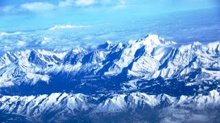 Le Mont Blanc vue du ciel