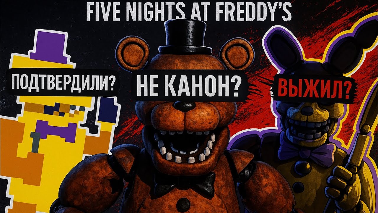 ВСЕ ЧТО НУЖНО ЗНАТЬ ПЕРЕД ВЫХОДОМ ФИЛЬМА ФНАФ!/ Five Nights at Freddy's/ ТЕОРИИ ФНАФ/ РАЗБОР ФАНДОМА