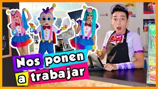 NUEVO TRABAJO / SHOW PIEDRA PAPEL O TIJERA / NOS PONEN A TRABAJAR / PRIMER DÍA DE TRABAJO / HELADOS