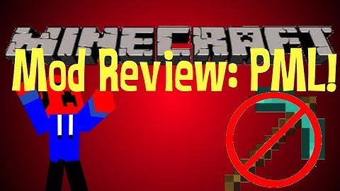Minecraft Mod Review! Portable Mining Laser! No More Need for a Pickaxe!