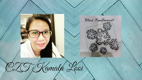 How To Draw Tanglepattern Blind MemBranart by Tomàs Padrós, CZT