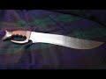 Forging a San Mai Kopis knife, the complete movie.