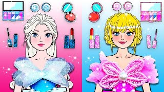 DIY Ideas for Dolls - Elsa VS Rapunzel Princesa precisa de reforma - LOL Surprise DIYs