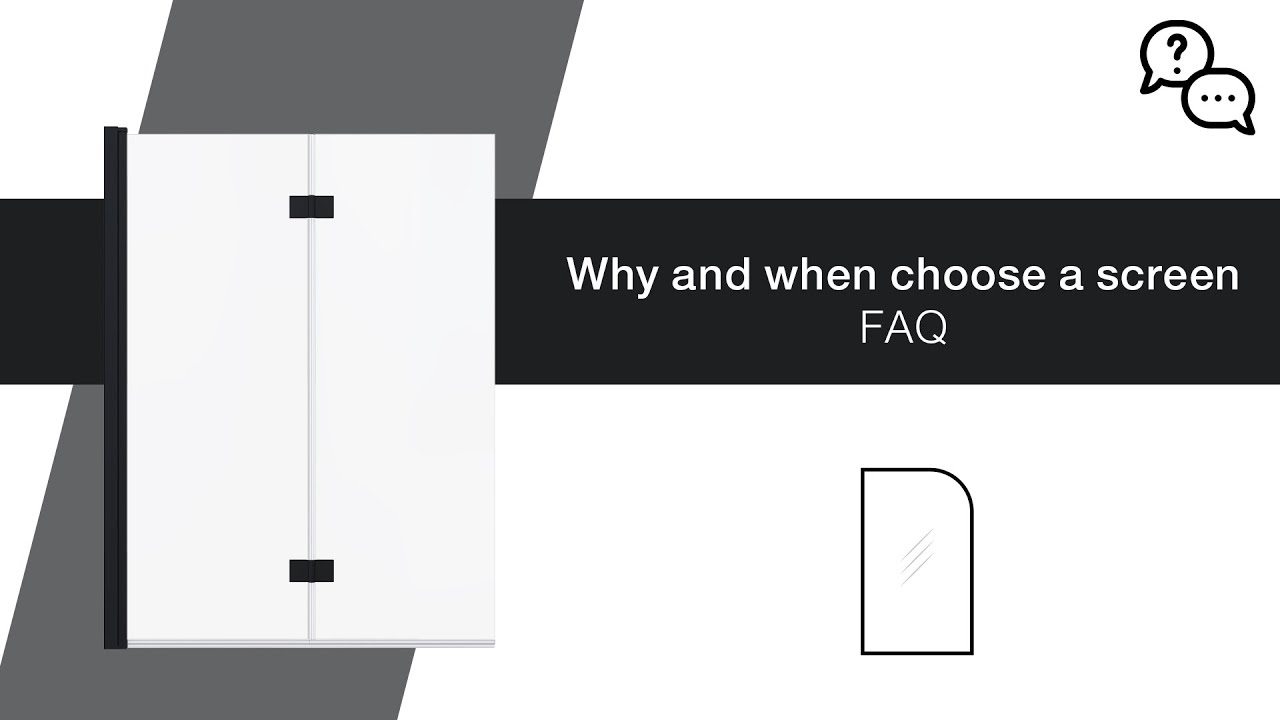 Edge Duo 42 x 58 in. 8 mm Pivot Tub Screen for Alcove Installation