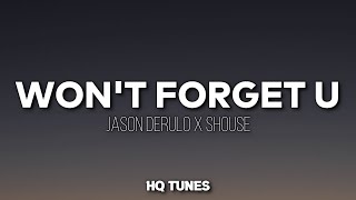 Jason Derulo ft. Shouse - Never Let You Go (Audio/Lyrics) 🎵 | no i won't forget you (Remix)