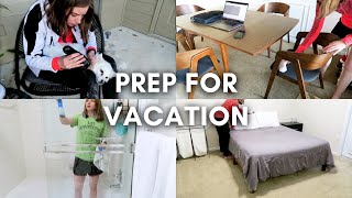 PRE VACATION TO DO LIST | [ Prep for Vacation With Me ] | CLEAN WITH ME