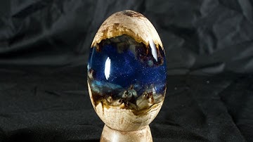 Making a Wood and Resin Dragon Egg - #5 Deep Sea Trench