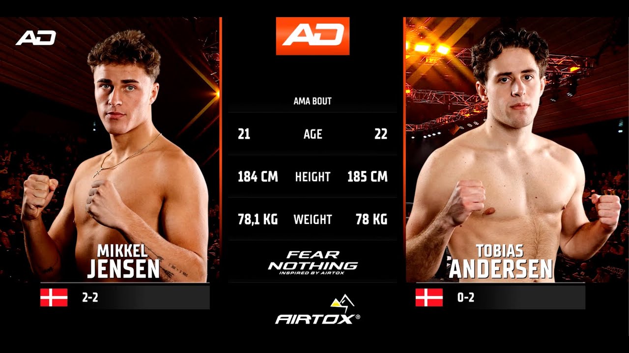 МИККЕЛЬ ЙЕНСЕН против ТОБИАСА АНДЕРСЕНА AIRTOX DOMINANCE 5.0 10 ЯНВАРЯ 2026 г.