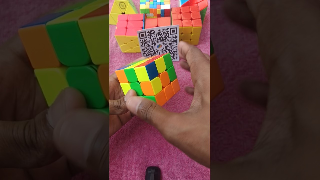 Magic trick to solve a cube #shorts #cube