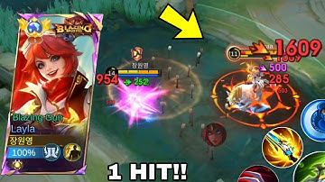 LAYLA FULL DAMAGE 1 HIT IS BACK!! GLOBAL LAYLA BUILD FOR 2025 IS HERE!!😱 (MUST TRY!!) - MLBB