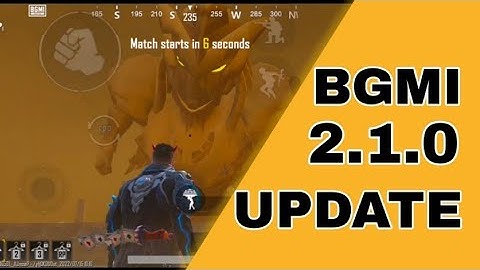 Finally BGMI 2.1 Update is here ! 🤩What