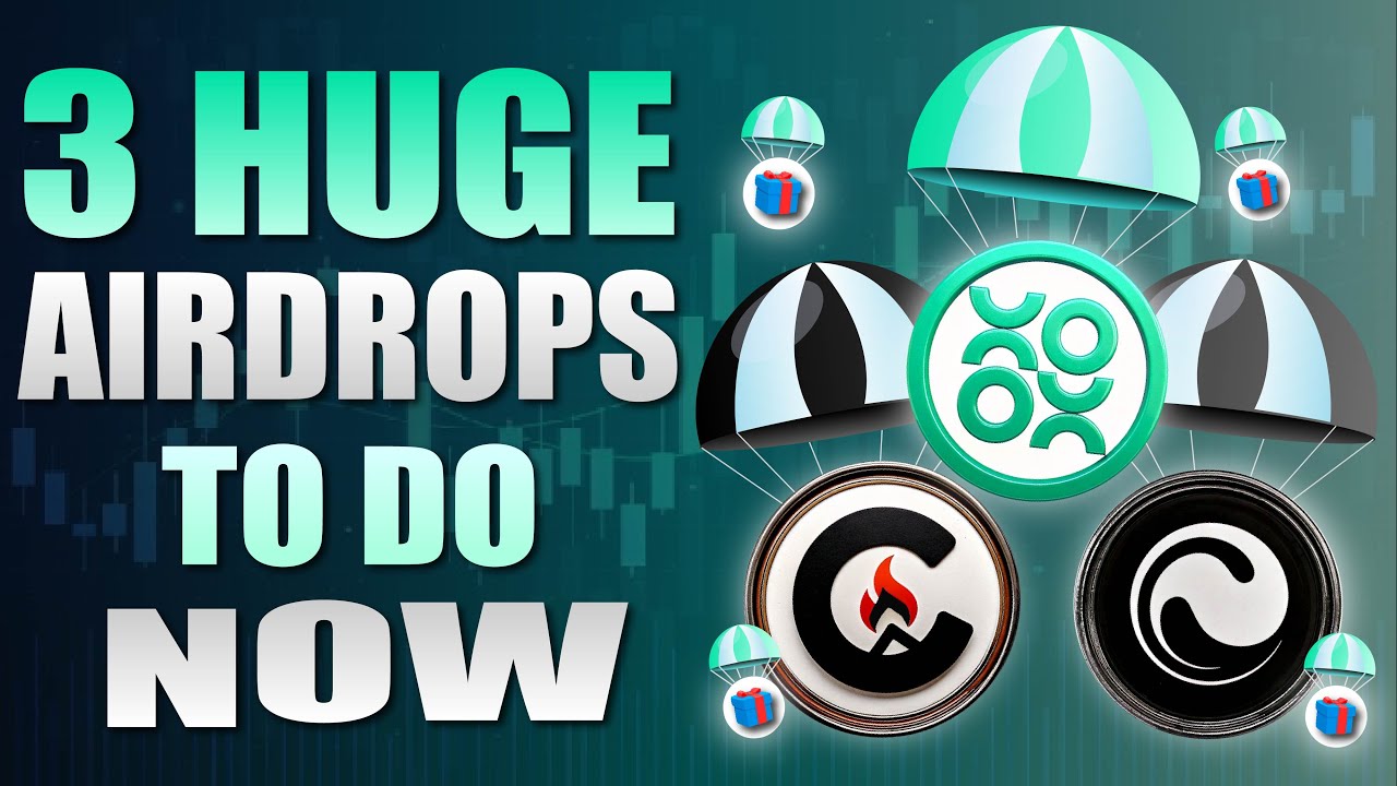 🔥 3 Huge Airdrops To Do Now 🔥