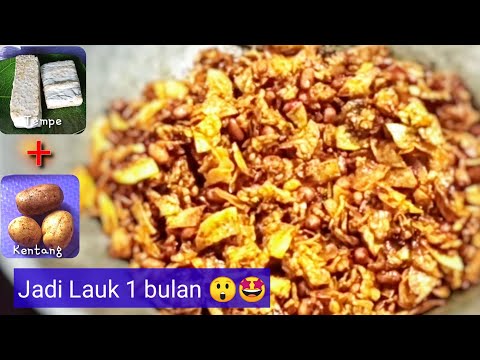 Resep Mudah Membuat Kering Tempe Kentang Kacang tahan 1 bulan