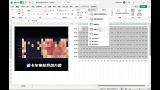 Excel经验之笛卡尔热力图表制作