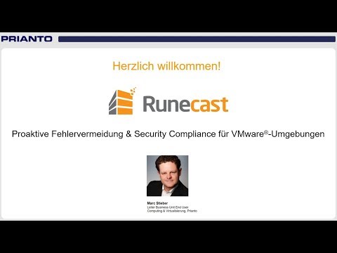 Runecast - Proaktive Fehlervermeidung & Security Compliance für VMware®-Umgebungen