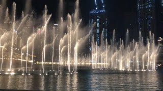 Amazing Dance Fountain Show | Dubai Mall Dance Fountain Show