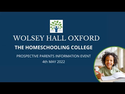 Homeschooling Open Evening - Wolsey Hall Oxford