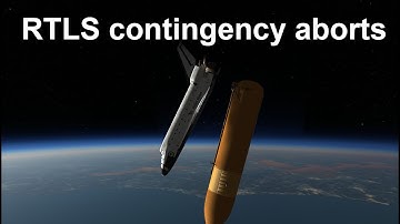 KSP - Space Shuttle Contingency Abort Scenarios during Return To Launch Site