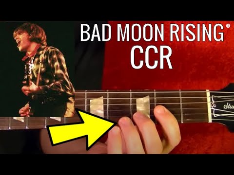 bad-moon-rising---ccr---guitar-lesson---easy!✅✅🎵