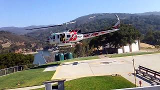Cal Fire Copter 106 off Alma for Training