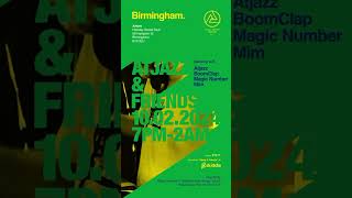 Join us at ARTUM, Birmingham, inside Hockley Social for Atjazz & Friends on Feb 10 2024 ;)
