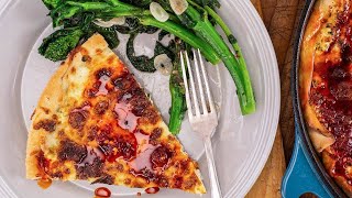 How To Make Hot Blonde Pan Pizza and a Side of Hot Rabes By Rachael