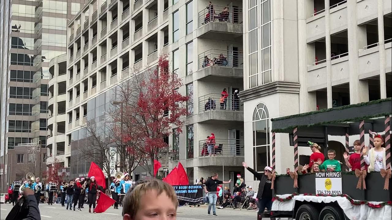 Greensboro Christmas Parade 2021 THS Blue Crew YouTube