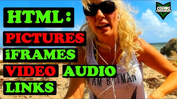 Pictures, iframes, Video, Audio && Links | Beginners HTML in Vim Tutorial #2
