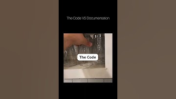 The Code vs Documentation #coding #softwaredeveloper #codinglife