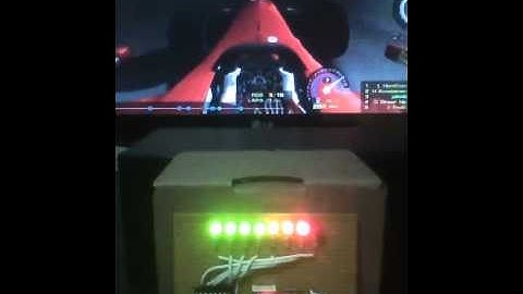 Gear and RPM display for rFactor